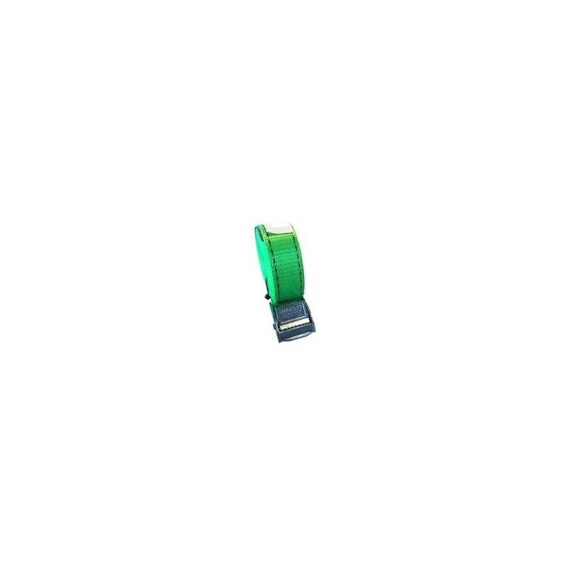 Led sjorband + gesp 3,0m groen 25mm 250kg