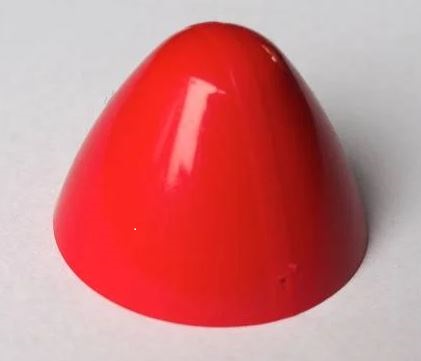 Koepels klipdopje rood eur/st