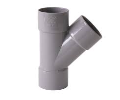 Rwa grijs y-stuk  60 mm eur/st