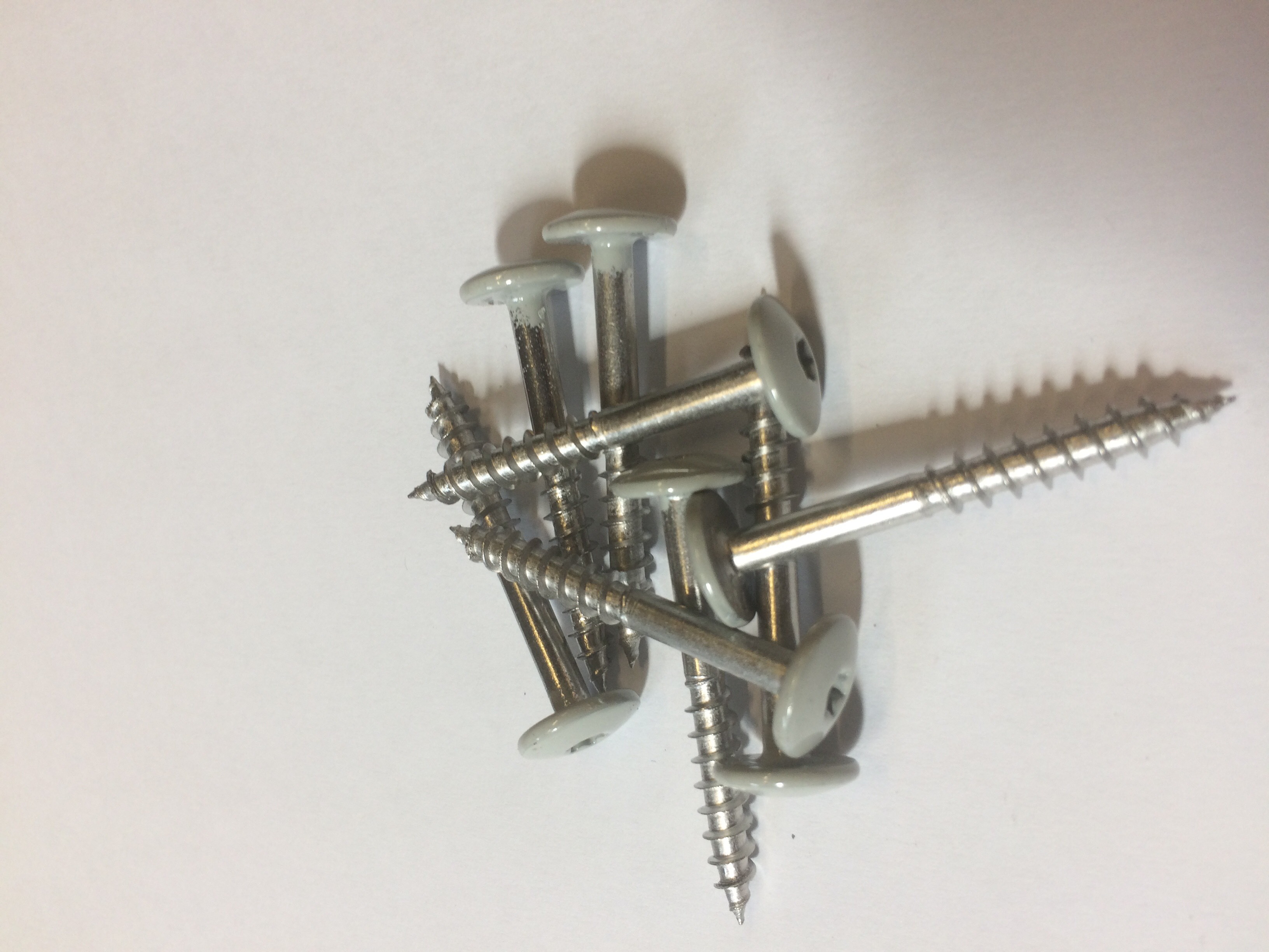 Trespa inox schroeven a4 4,8x38 zilvergrijs ral7001 a03.4.0 100st/ds eur/ds