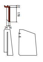 Lf postel 20 gevelstuk r rustiek