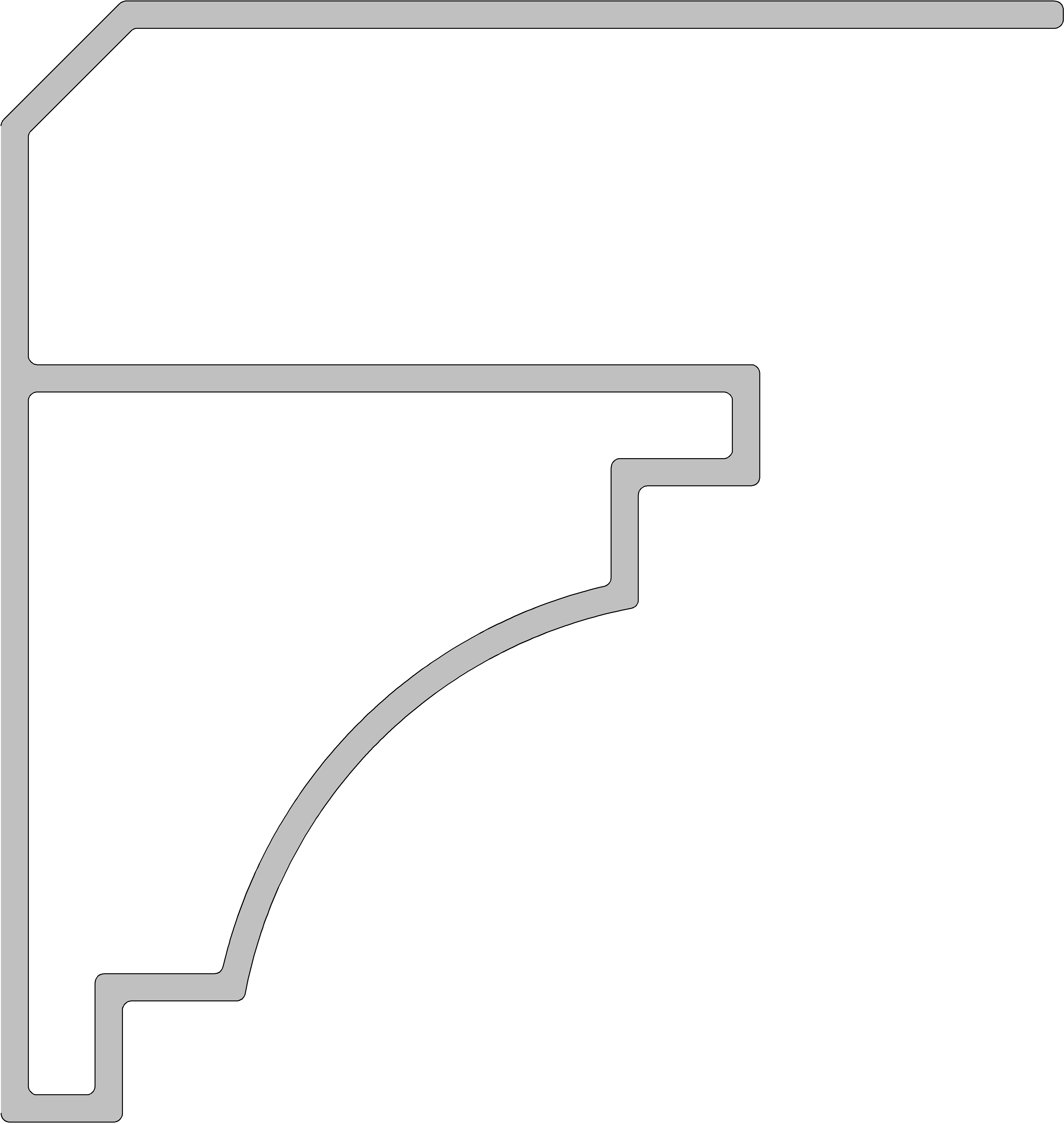 Dp 155 muurlijst klein 0008 donkerbruin 6lm/st eur/lm