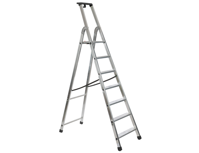 Gali trapladder industr. 7 treden quadra eur/st