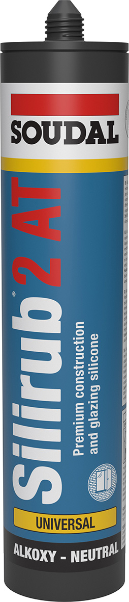 Soudal silirub 2 at 300 ml transparant 15st/ds  eur/st