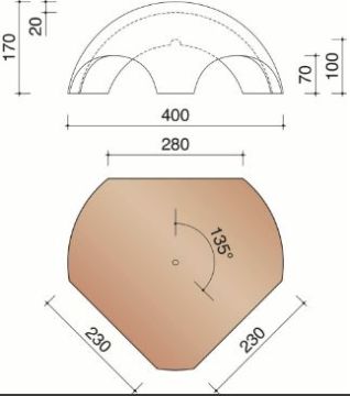 KOR VORSTHOED 1 VORST 1200/2 NOORDBOMEN 3100 VARIO 18 MAT ZWART 741