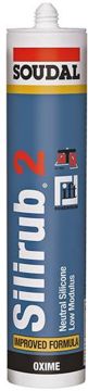 SOUDAL SILIRUB 2 300 ML ZWART 15ST/DS EUR/ST