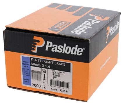 PASL BRADS F16X50MM+GAS GALVA 2000ST/PAK EUR/PAK