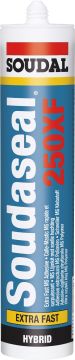 SOUDAL SOUDASEAL 250 XF 290ML ZWART 12ST/DS EUR/ST