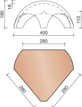 OVH VORSTHOED 1 VORST 1200/2 NOORDBOMEN 1200 ROESTKLEUR BLAUW GESMOORD 707