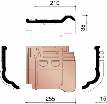 KOR KNIKPAN 993 LEIKLEUR MAT VERGLAASD 705