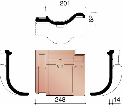 KOR KNIKPAN 401 NATUURROOD 600