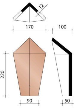 KOR BEGINNOORDBOOM HOEKIG RUSTICA OMBRA 795