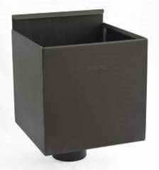 ZINK   VM ANTHRA ONTVANGBAK  VIERKANT 80MM EUR/ST 220020694