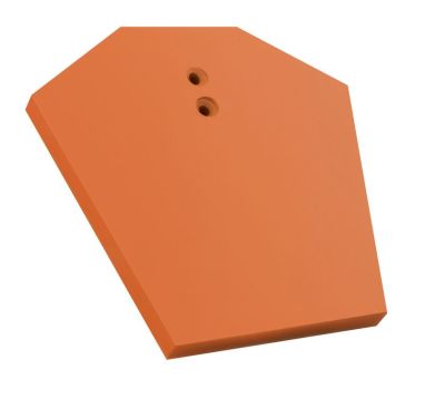 CREA KOPPLAAT HOEKIG PD DOMINO MAT ZWART EUR/ST 741