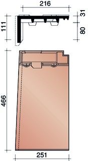 MIGEON NUEVA GEVELPAN LINKS ANTRACIET MAT 703