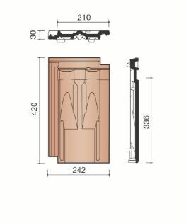 BISCH SE STANDARD VENTILATIEPAN + ROOSTER IN KUNSTSTOF ANTRACIET MAT 703