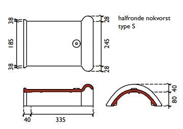 LF FONTENELLE VORST HV 40 CM DOUBLE BLACK