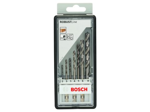 BOSCH ROBUST HOUTSPIRAALBOOR SET 6-KANT 2