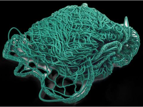 LED AANHANGER MAASNET GROEN 2,5X4M