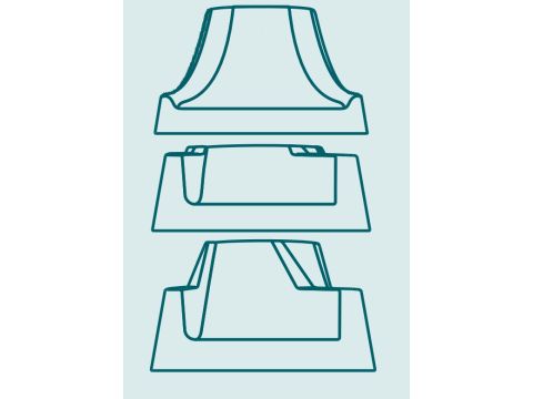 AEROS 200 H 49 CM  38/38 BUITEN ZONDER DEKSEL EUR/ST