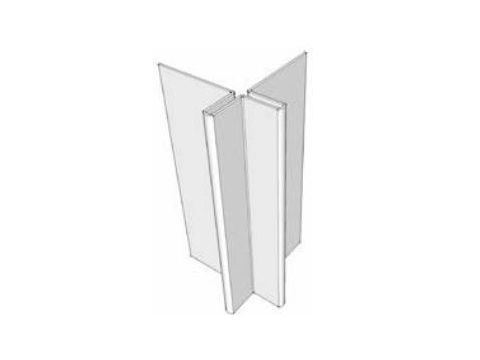 ALTERNA BUITENHOEKPROF ALU 18X18X44X44 C18/C19 DONKERGRIJS 3 EUR/ST