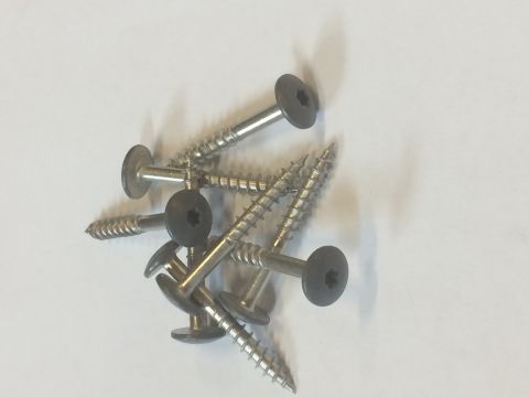 CEDRAL INOX VIJS 38X4,8 C15 STAALGRIJS 100ST/DOOS EUR/DS