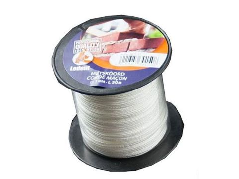 LED METSERSKOORD NYLON  1MM   50M