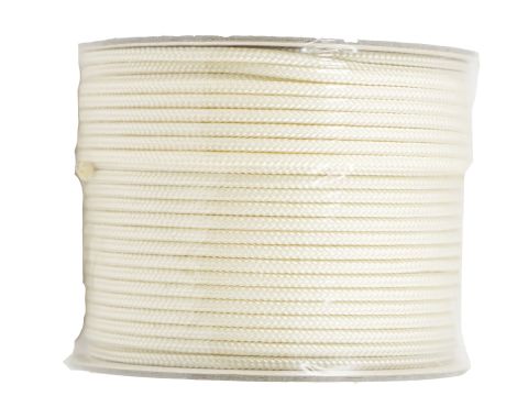 LED GEVLOCHTEN NYLON WIT 4MM B 50M