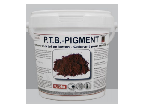 PTB PIGMENT (CEMENTPOEDER)  BRUIN 0,75KG/BUS EUR/ST