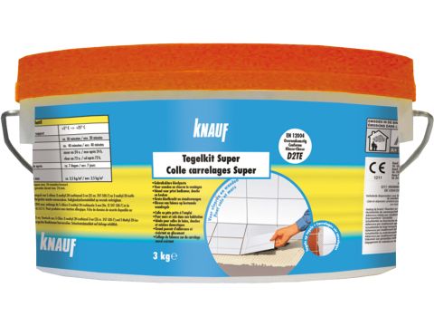 KNAUF TEGELKIT SUPER  3KG D2TE EUR/ST