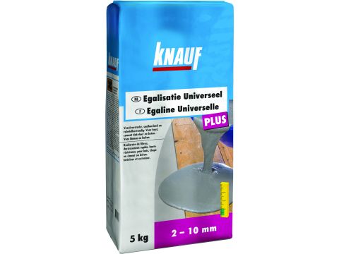 KNAUF EGALISATIE UNIVERSEEL PLUS 5 KG+500 GR/POT EUR/POT