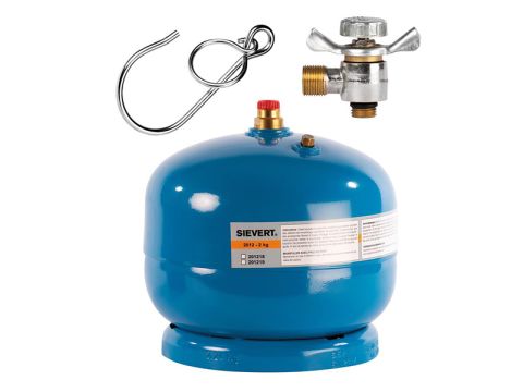 SIEVERT GASFLES 2,00KG MET KRAAN HAAK EUR/ST