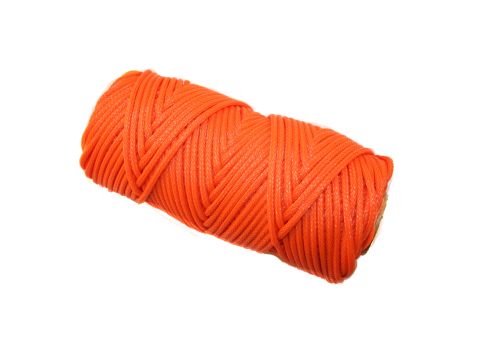 LED GEVLOCHTEN PE 3. 5MM ROL  50M ORANJE