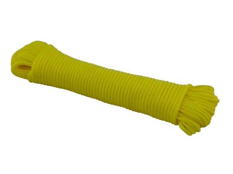 LED GEVLOCHTEN NYLON FLUO 3MM    20M KAART