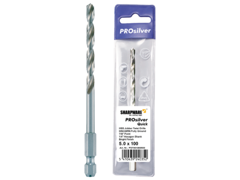 PG METAALBOOR HSS GESLEPEN DIN 338  5,00X100