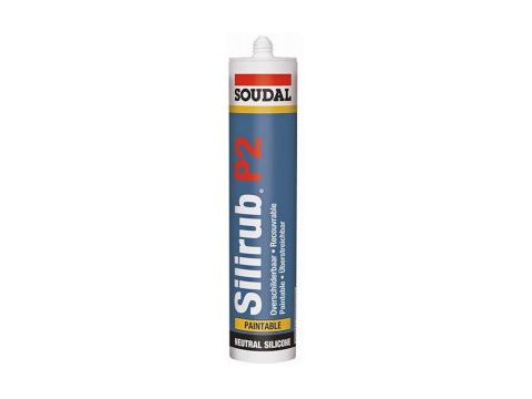 SOUDAL SILIRUB P2 300ML TRANSP 15ST/DS EUR/ST