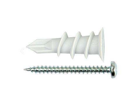 PG GIPSKARTONPLUG ZELFB + SCHROEF 13X32 PA6