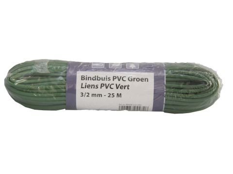 LED BINDHUIS PVC GROEN 3/2MM - 25M