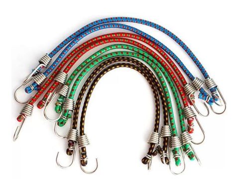 LED 8 ELASTIEKEN KLEIN + HAKEN 25CM EUR/ST