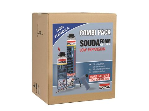 SOUDAL COMBI BOX GUNFOAM LOW EXPANSION EUR/ST