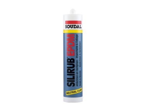 SOUDAL SILIRUB EPDM ZW 310ML 15ST/DS EUR/ST