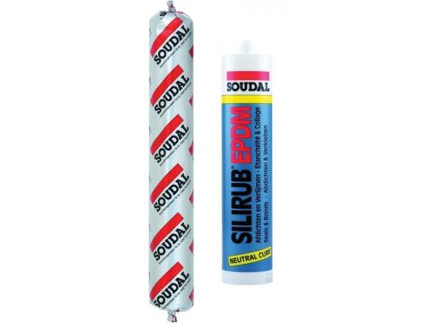 SOUDAL SILIRUB EPDM ZW 600ML 12ST/DS EUR/ST