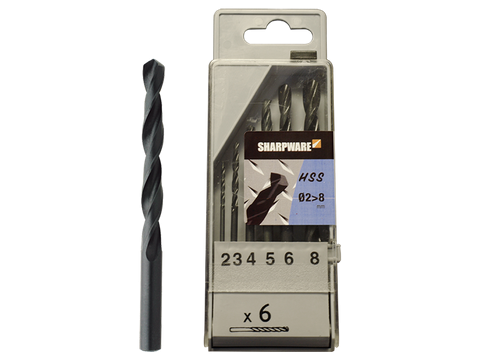 PG METAALBOOR HSS GEWALST IN CASSETTE 6ST