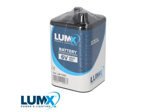 PRAX BLOKBATTERIJ 6 V - TYPE 4R25 K/ZN 9 AH EUR/ST