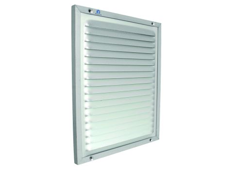 RENSON 437 ROOSTER+MUGGENGAAS 150X150 9005 STRUCTUUR EUR/ST