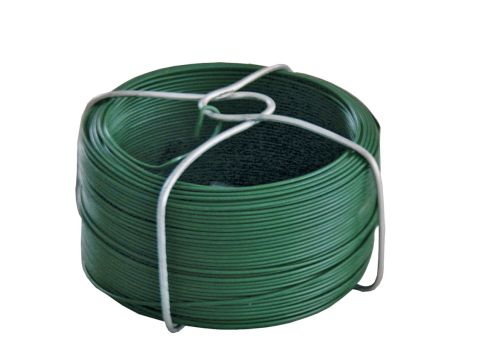 PRAX BINDDRAAD 1,5 MM X 50M GROEN GEPLASTIFICIEERD EUR/ST