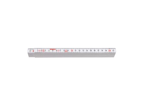 SALCO SOLA VOUWMETER PVC WIT HK2/10W EUR/ST