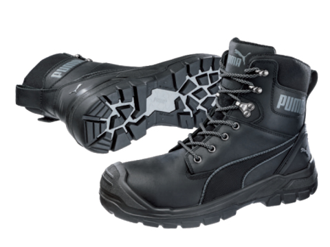 SCHOEN PUMA CONQUEST BLACK CTX HOOG S3 WR M48 EUR/ST