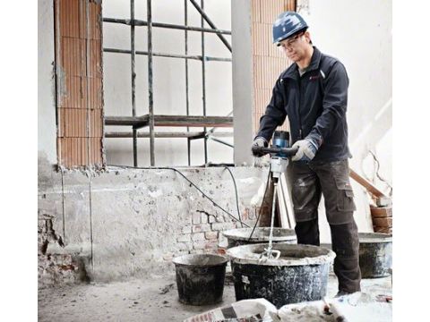 BOSCH GRW 12E MENGMACHINE + MENGGARDE 140 MM