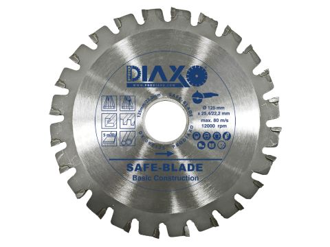 Prax prodiaxo safe blade 125x25,4/22,2 basic